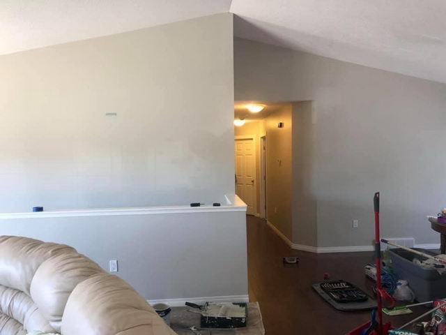 Painted Open Concept Area